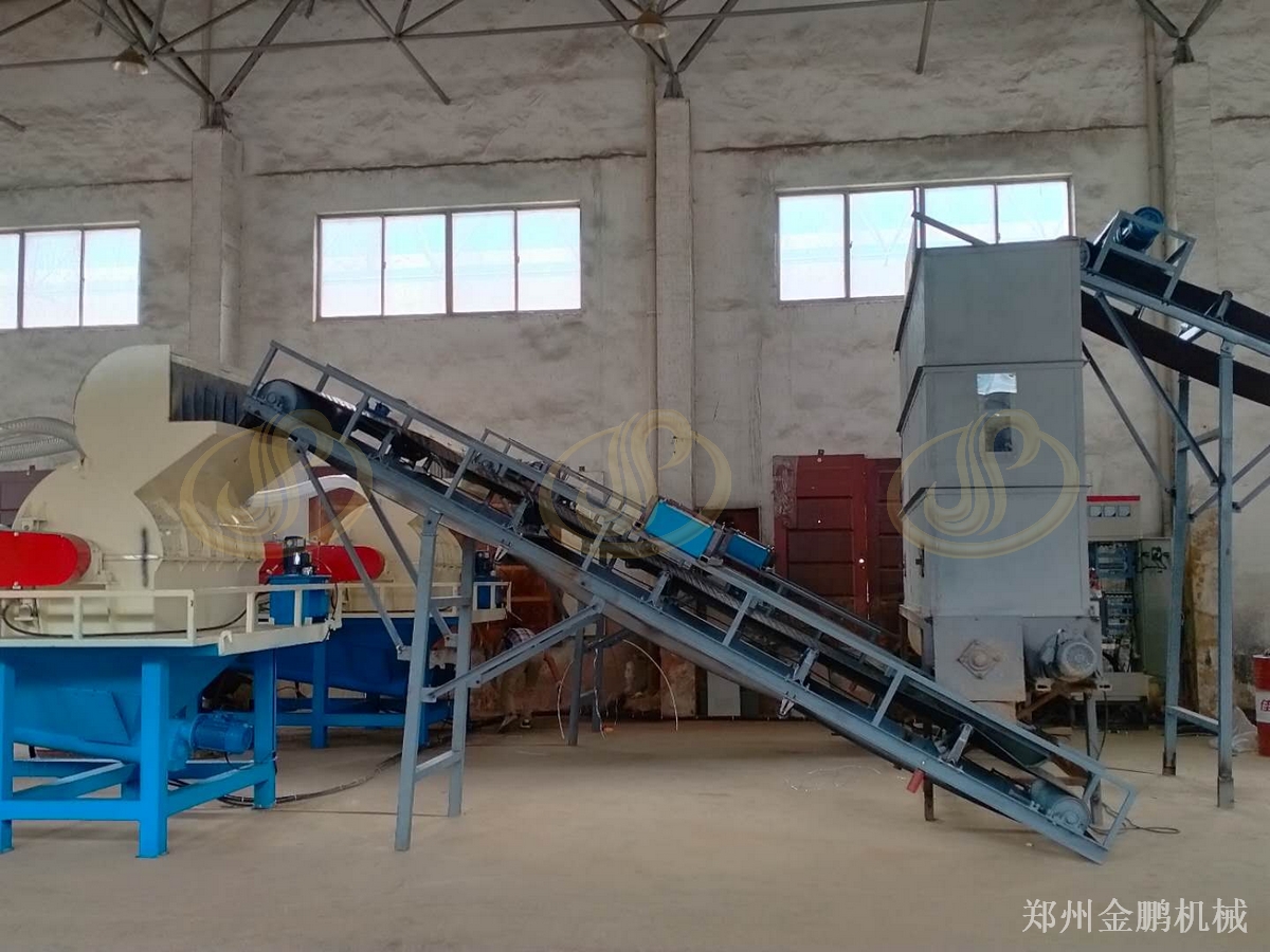 郑州金鹏木材综合破碎机用于生物质原料燃料化预粉碎处理
