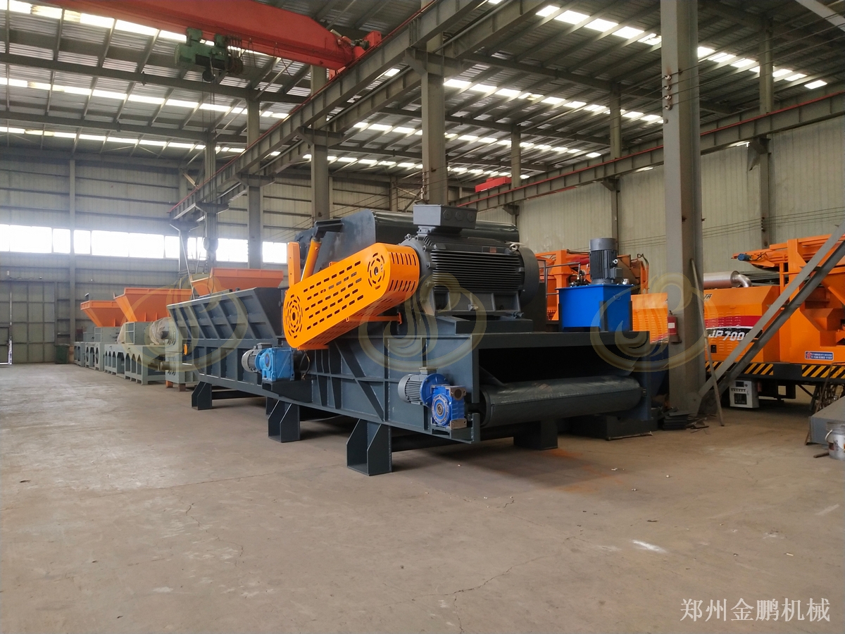 郑州金鹏大型锯末粉碎机处理木材加工剩余物方案