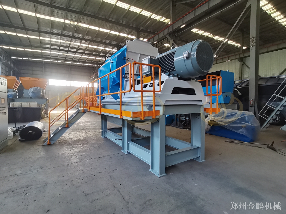 郑州金鹏湿中药渣粉碎机处理湿药渣的后续衔接
